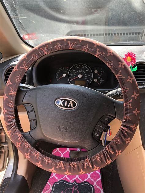 lv car seat covers|Louis Vuitton steering wheel cover.